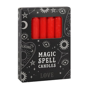 Love - Box of Red 12 Spell Candles