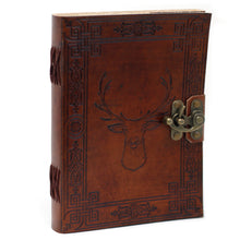 Load image into Gallery viewer, Leather Stag Notebook (6x8")