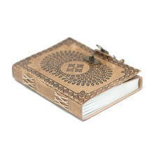 Load image into Gallery viewer, Leather Mandala Notebook (7x5")