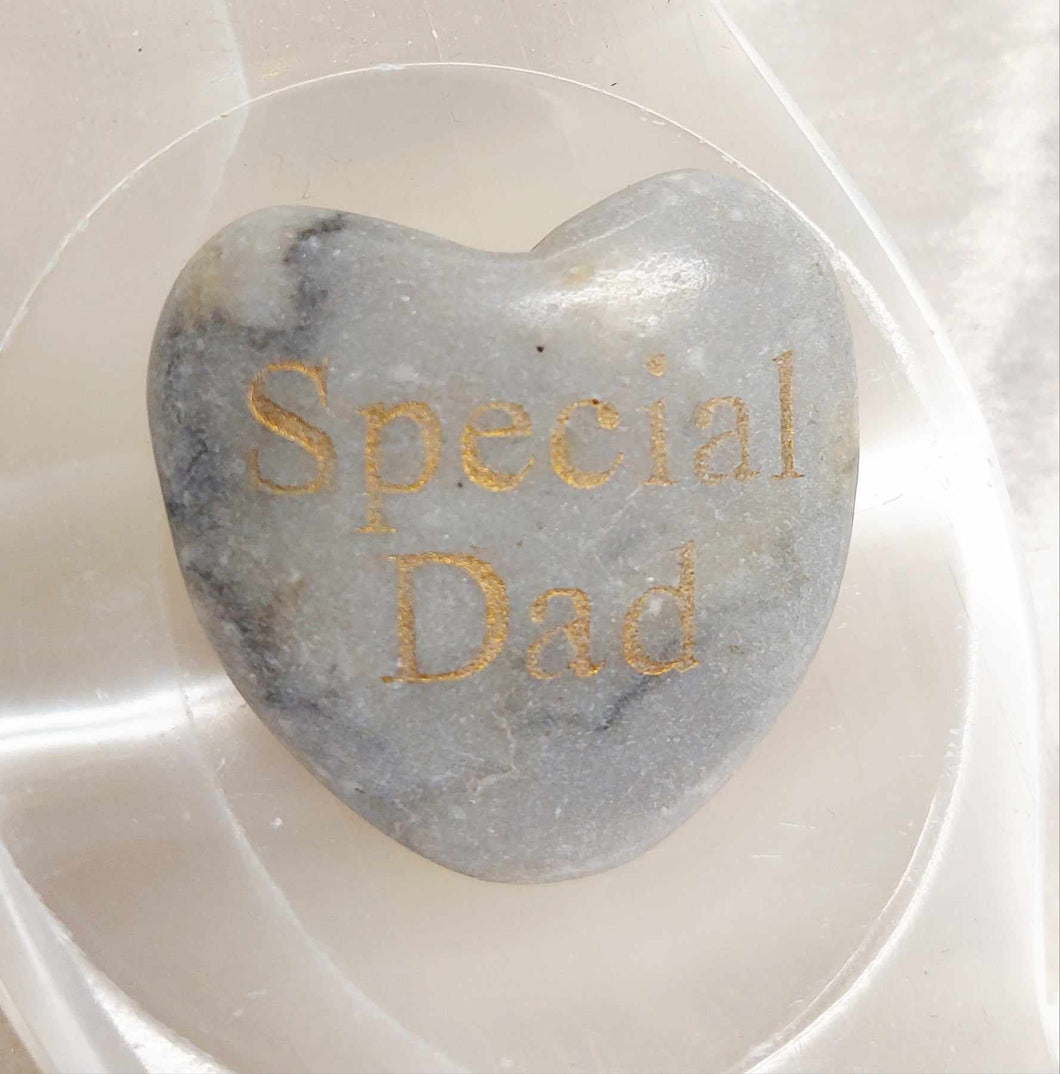 Soap Stone Heart - A Special Dad