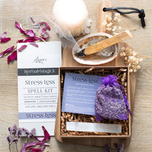 Load image into Gallery viewer, Herbal Magick Stress Less Spell Kit