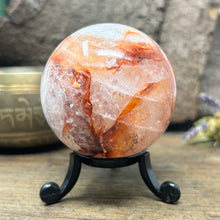 Load image into Gallery viewer, Hematoid Quartz Sphere