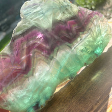 Load image into Gallery viewer, Large Rainbow Fluorite Slice