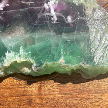 Load image into Gallery viewer, Large Rainbow Fluorite Slice