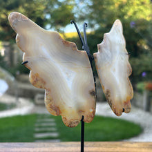 Load image into Gallery viewer, Iris Agate - Rare Butterfly Wings Carvings