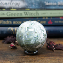 Load image into Gallery viewer, Green Moss Agate Sphere