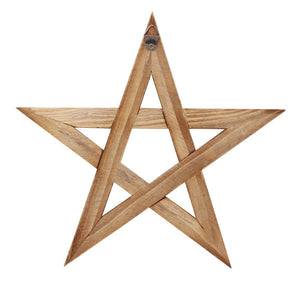 Wooden Pentagram Trivet