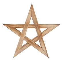 Load image into Gallery viewer, Wooden Pentagram Trivet
