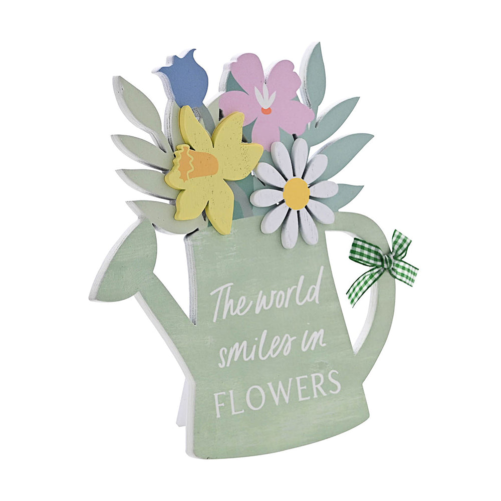 The Cottage Garden Watering Can Plaque 