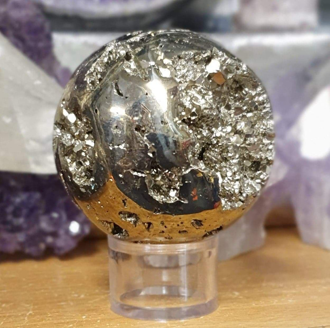 Iron Pyrite Sphere - 60mm