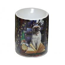 Load image into Gallery viewer, Lisa Parker Ceramic Hocus Pocus Cat Oil Burner - 139
