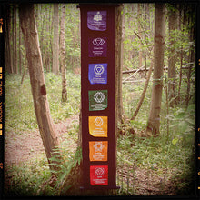Load image into Gallery viewer, Chakra Wall Scroll flags 121cm
