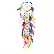 Rainbow Hearts Dreamcatcher Chain