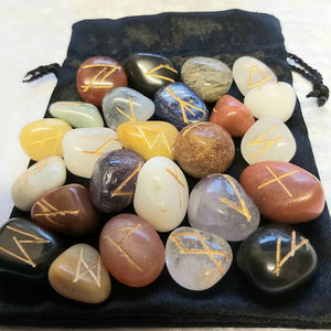 Mixed Gemstone Runes
