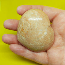 Load image into Gallery viewer, Peach Moonstone Polished Heart 125g