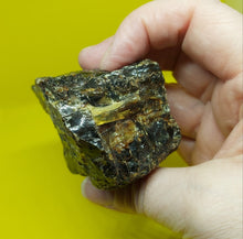 Load image into Gallery viewer, Natural Black Raw Amber Chunck