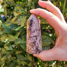 Load image into Gallery viewer, Rhodonite polished point 227g