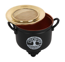 Load image into Gallery viewer, Metal Tree of Life Design Incense Holder