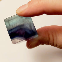 Load image into Gallery viewer, Rainbow Fluorite Medium Polished Cube 46g (2)