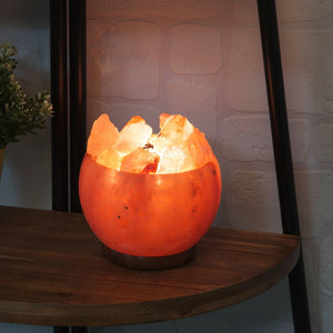 Himalayan Salt Electric Lamp - Fire Pit - COLLECTION ONLY DUE TO WEIGHT.