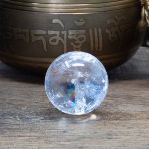 Clear Quartz Crystal Sphere - 28mm