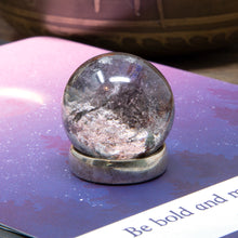Load image into Gallery viewer, Garden Quartz (Lodalite) Sphere B