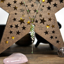 Load image into Gallery viewer, Peridot, Aquamarine and Water Pearl Necklace