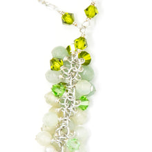Load image into Gallery viewer, Peridot, Aquamarine and Water Pearl Necklace