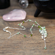 Load image into Gallery viewer, Peridot, Aquamarine and Water Pearl Necklace