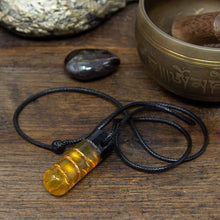 Load image into Gallery viewer, Citrine and Copper Orgonite Pendant