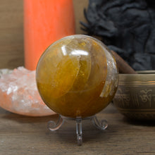 Load image into Gallery viewer, Golden Healer Quartz Sphere