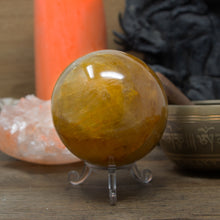 Load image into Gallery viewer, Golden Healer Quartz Sphere