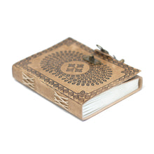 Load image into Gallery viewer, Leather Mandala Notebook (7x5&quot;)
