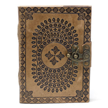 Load image into Gallery viewer, Leather Mandala Notebook (7x5&quot;)
