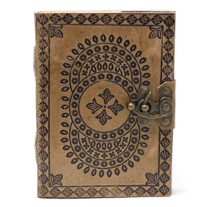 Leather Mandala Notebook (7x5")