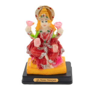 Vibrant Lakshmi Resin Figure