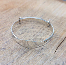 Load image into Gallery viewer, Sterling Silver Christening Bangle
