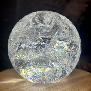 Clear Quartz Crystal Ball