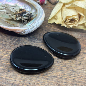 Black Obsidian Worry Stone