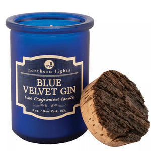 Blue Velvet Gin - Northern Lights Candle Spirit Jar