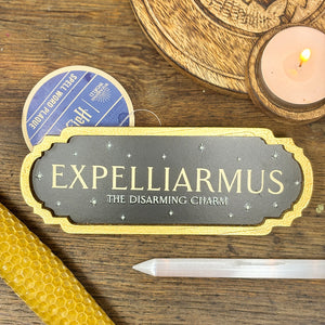 Expelliarmus - Harry Pottery Spell Word Plaque