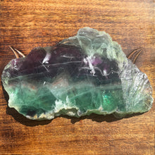 Load image into Gallery viewer, Large Rainbow Fluorite Slice
