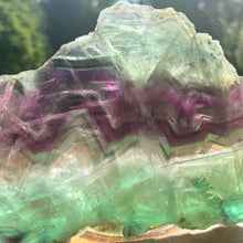 Load image into Gallery viewer, Large Rainbow Fluorite Slice
