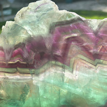 Load image into Gallery viewer, Large Rainbow Fluorite Slice
