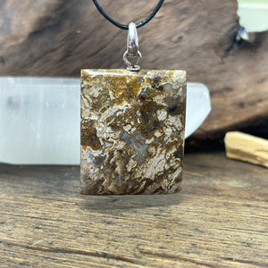 Picture Jasper Sterling Silver Pendant