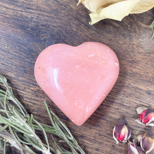 Pink Opal Heart