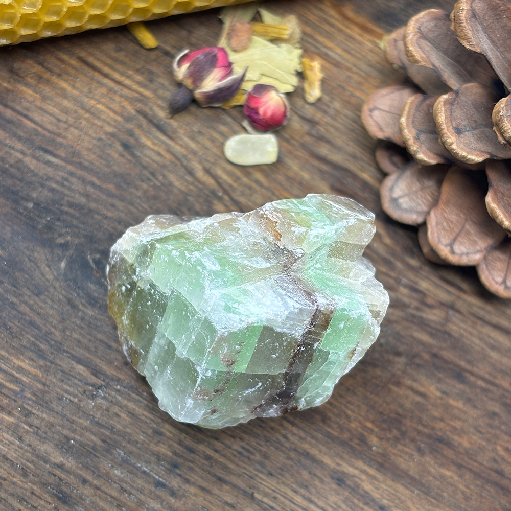 Pistachio Calcite