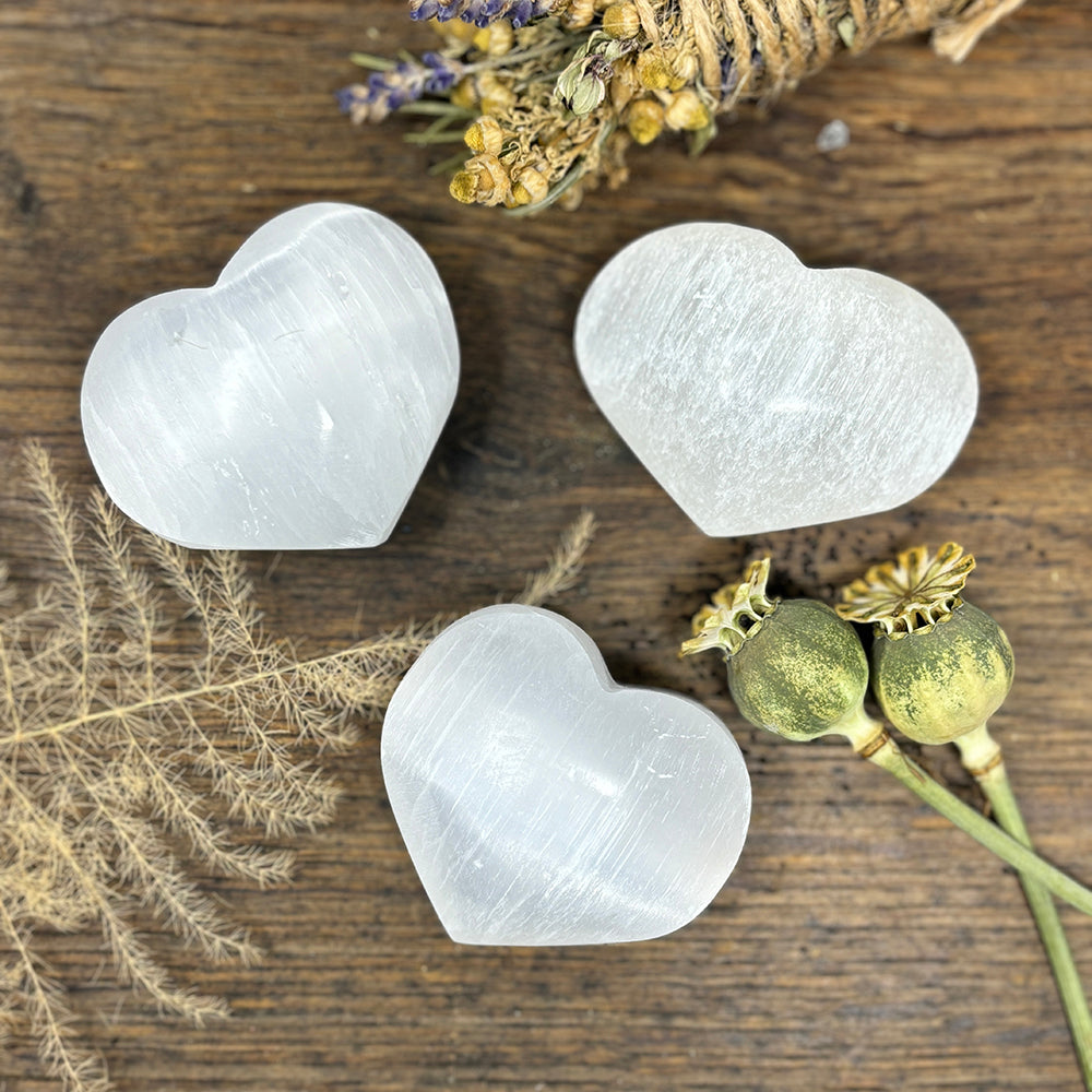 Selenite Heart