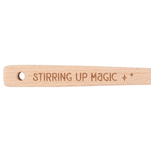 Load image into Gallery viewer, Stirring Up Magic Wooden Pentagram Spoon
