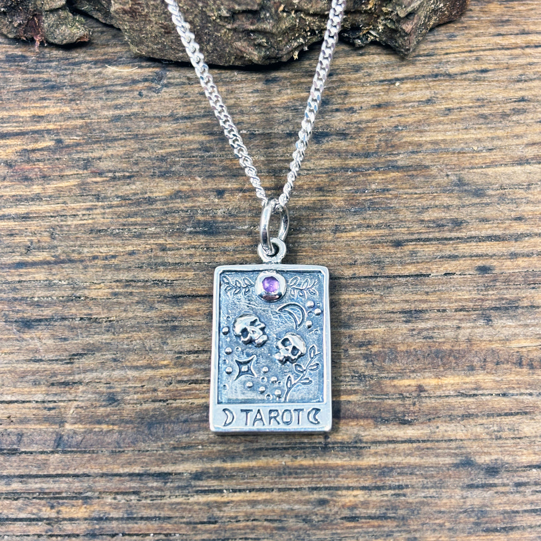 Sterling Silver Tarot Pendant